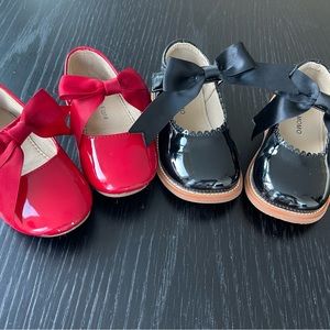 Toddler girl dress shoes 2 pairs.